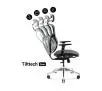 Fotel Diablo Chairs V-Basic Normal Size Biurowy do 150kg Tkanina Czarny