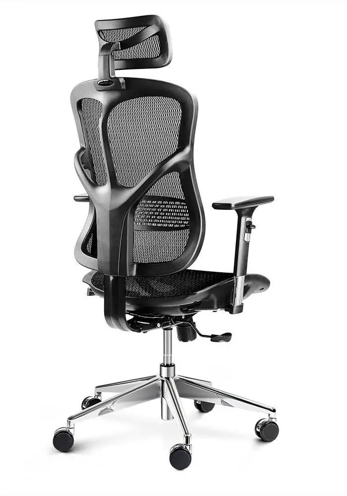 Fotel Diablo Chairs V-Basic Normal Size Biurowy do 150kg Tkanina Czarny