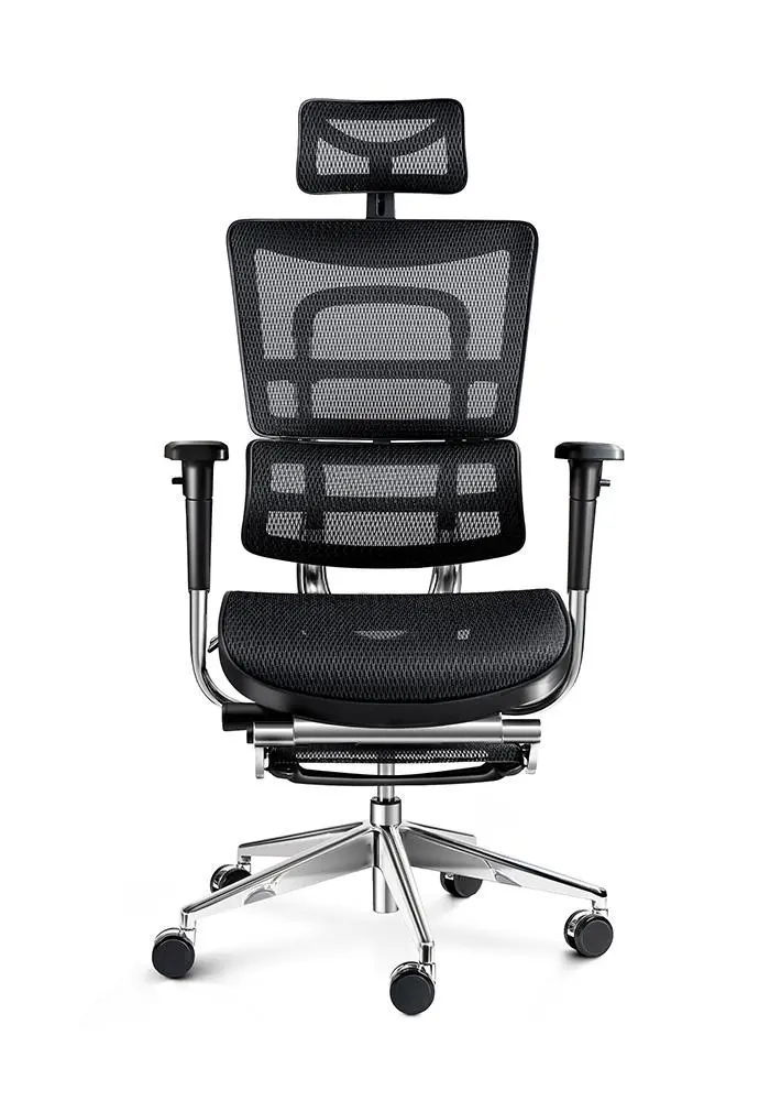 Fotel Diablo Chairs V-Master Normal Size Biurowy do 200kg Tkanina Czarny