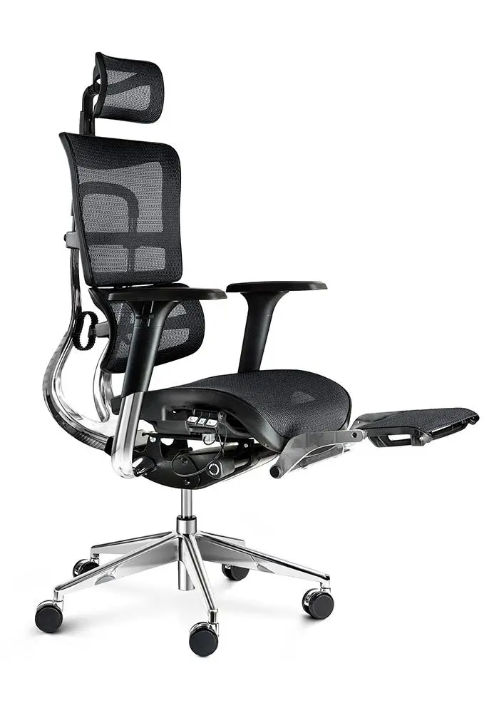 Fotel Diablo Chairs V-Master Normal Size Biurowy do 200kg Tkanina Czarny