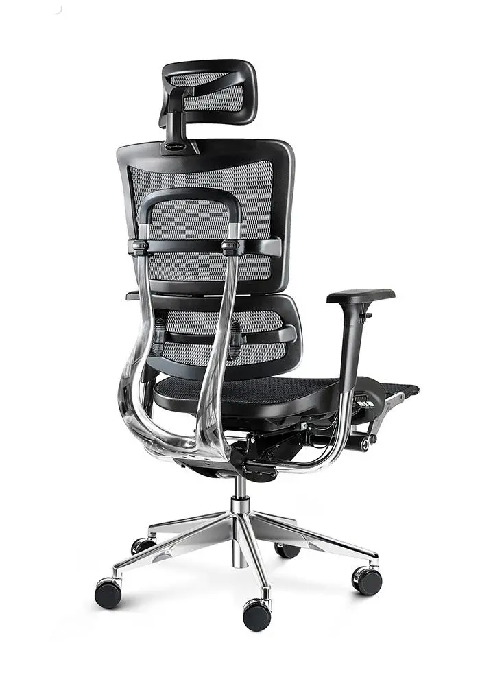 Fotel Diablo Chairs V-Master Normal Size Biurowy do 200kg Tkanina Czarny