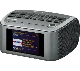 Radioodbiornik Sangean FUSION 110 RCR-11WF Radio FM DAB+ Internetowe Srebrny