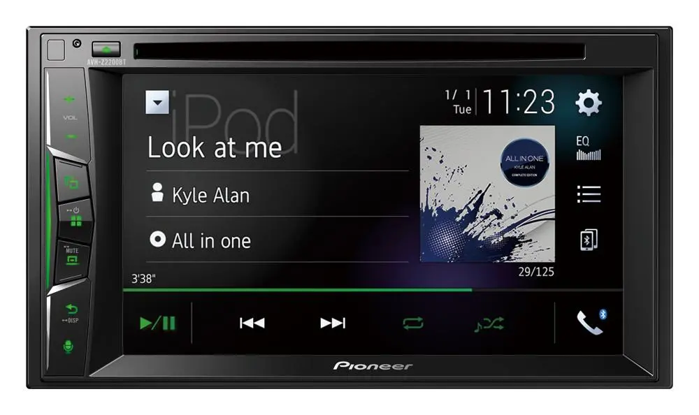 Radioodtwarzacz samochodowy Pioneer AVH-Z2200BT z DVD/CD/USB 6,2" 4x50W Bluetooth