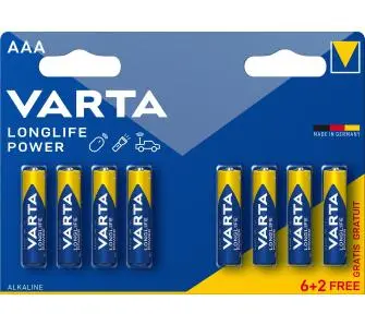 Baterie VARTA AAA Longlife Power 6+2szt.