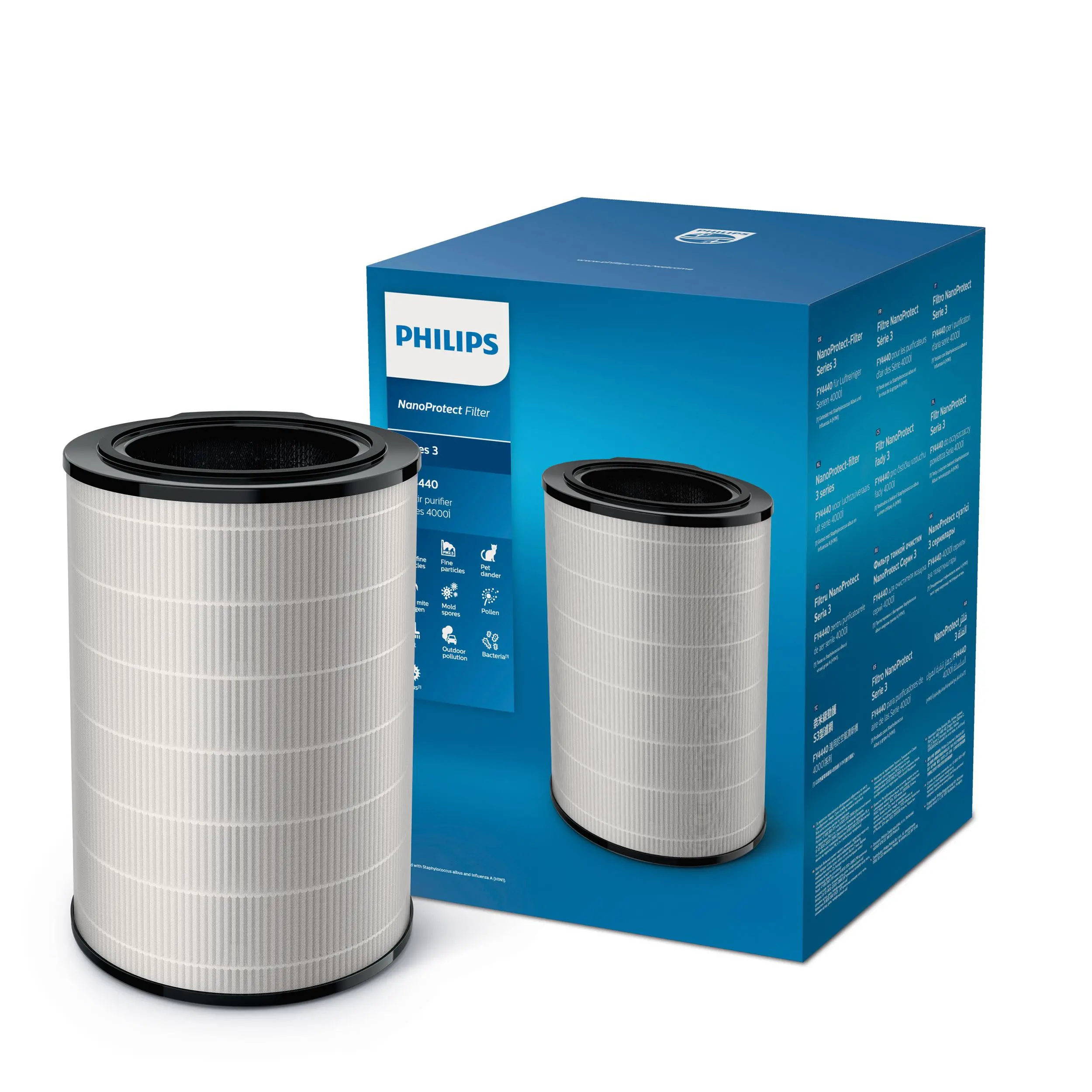 Filtr do oczyszczacza Philips 3w1 Nano Protect HEPA FY4440/30