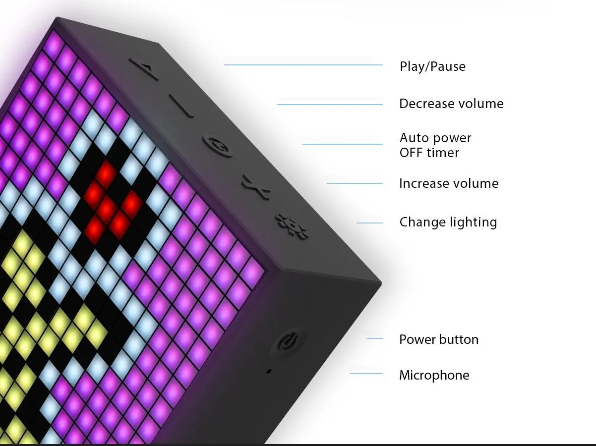 Głośnik Bluetooth Divoom Timebox Evo 6W Czarny