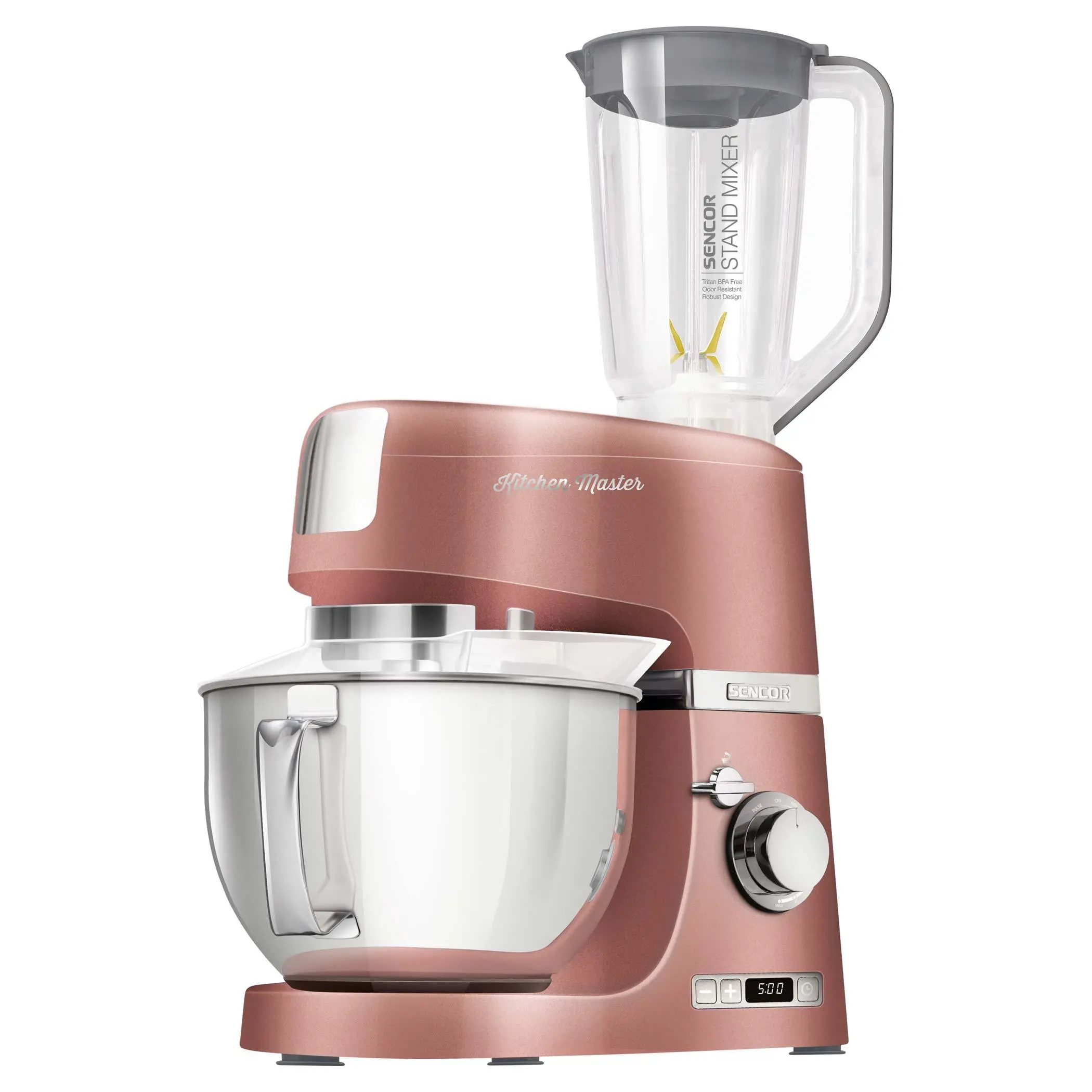 Robot planetarny Sencor STM 7875RS 1000W Maszynka do mielenia Blender kielichowy