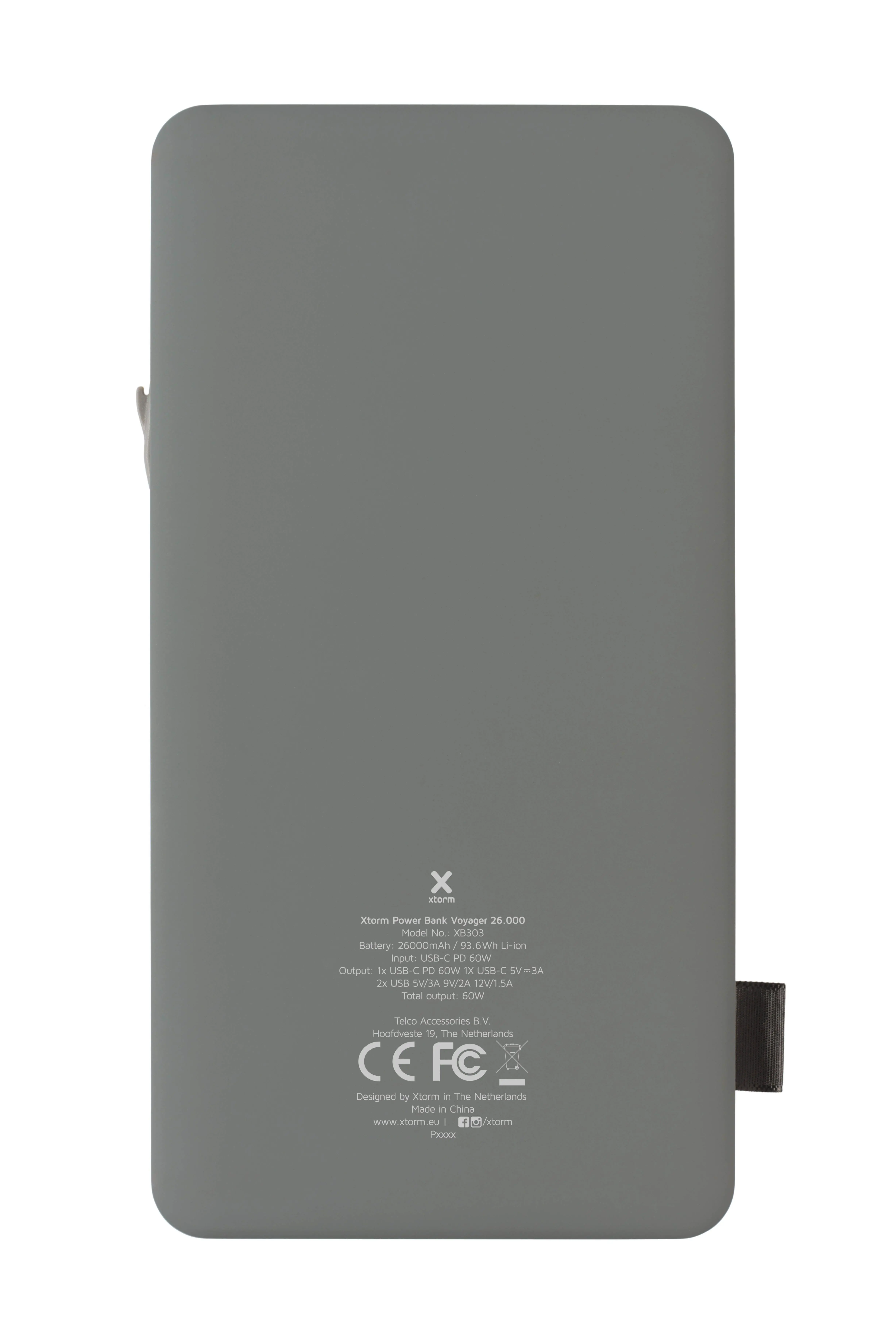 Powerbank Xtorm XB303 Voyager 26000mAh 60W Szary