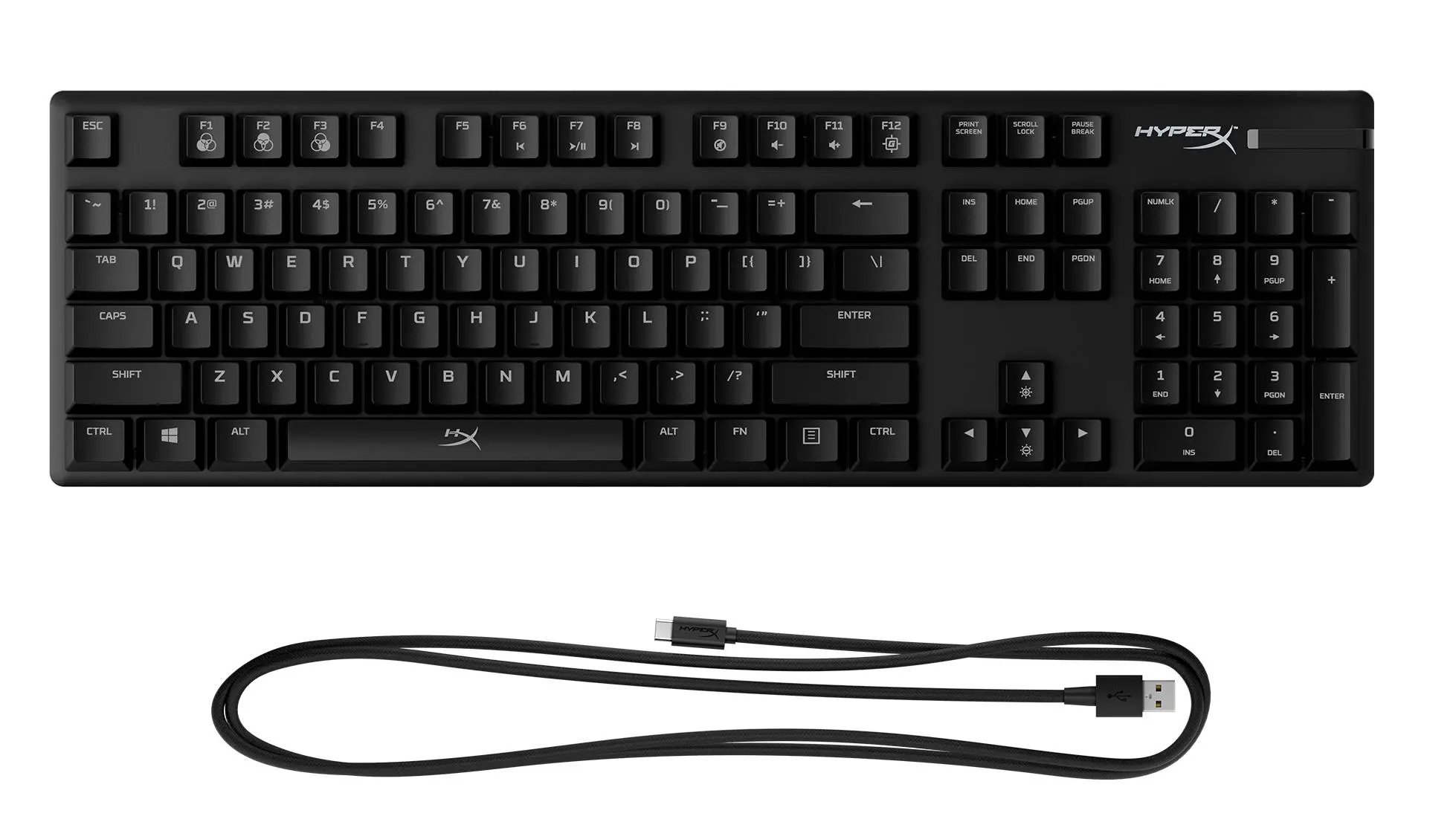 Klawiatura mechaniczna HyperX Alloy Origins Red Switch Czarny