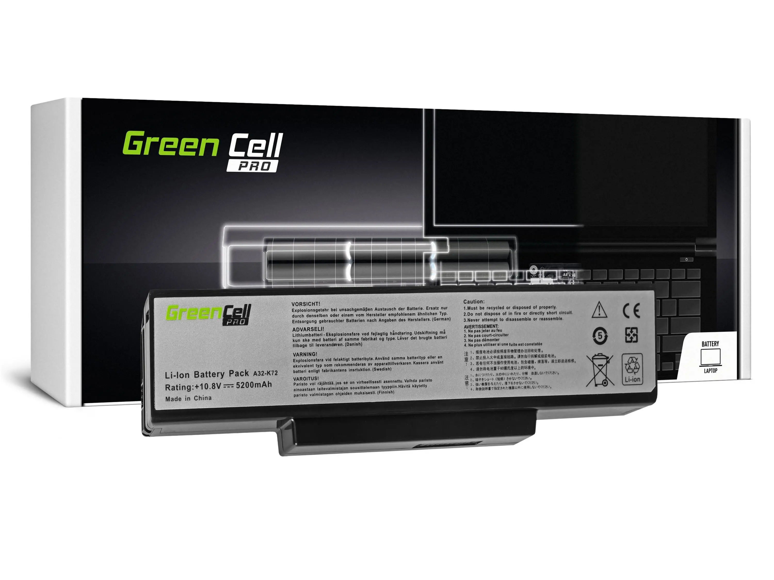 Bateria do laptopa Green Cell Pro AS06PRO Asus