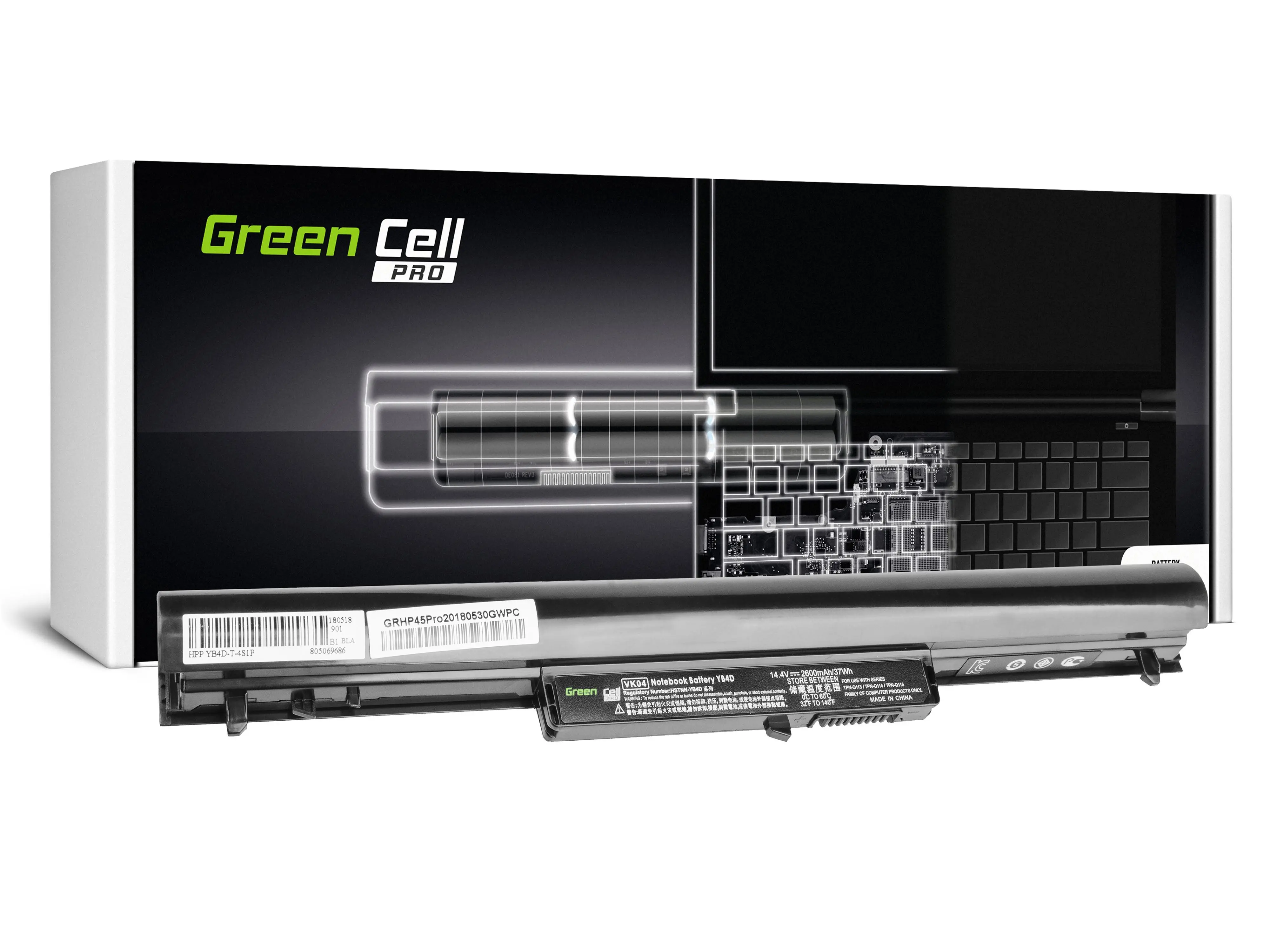 Bateria do laptopa Green Cell Pro HP45PRO HP