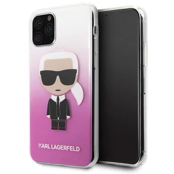 Etui Karl Lagerfeld KLHCN58TRDFKPI do iPhone 11 Pro Różowy