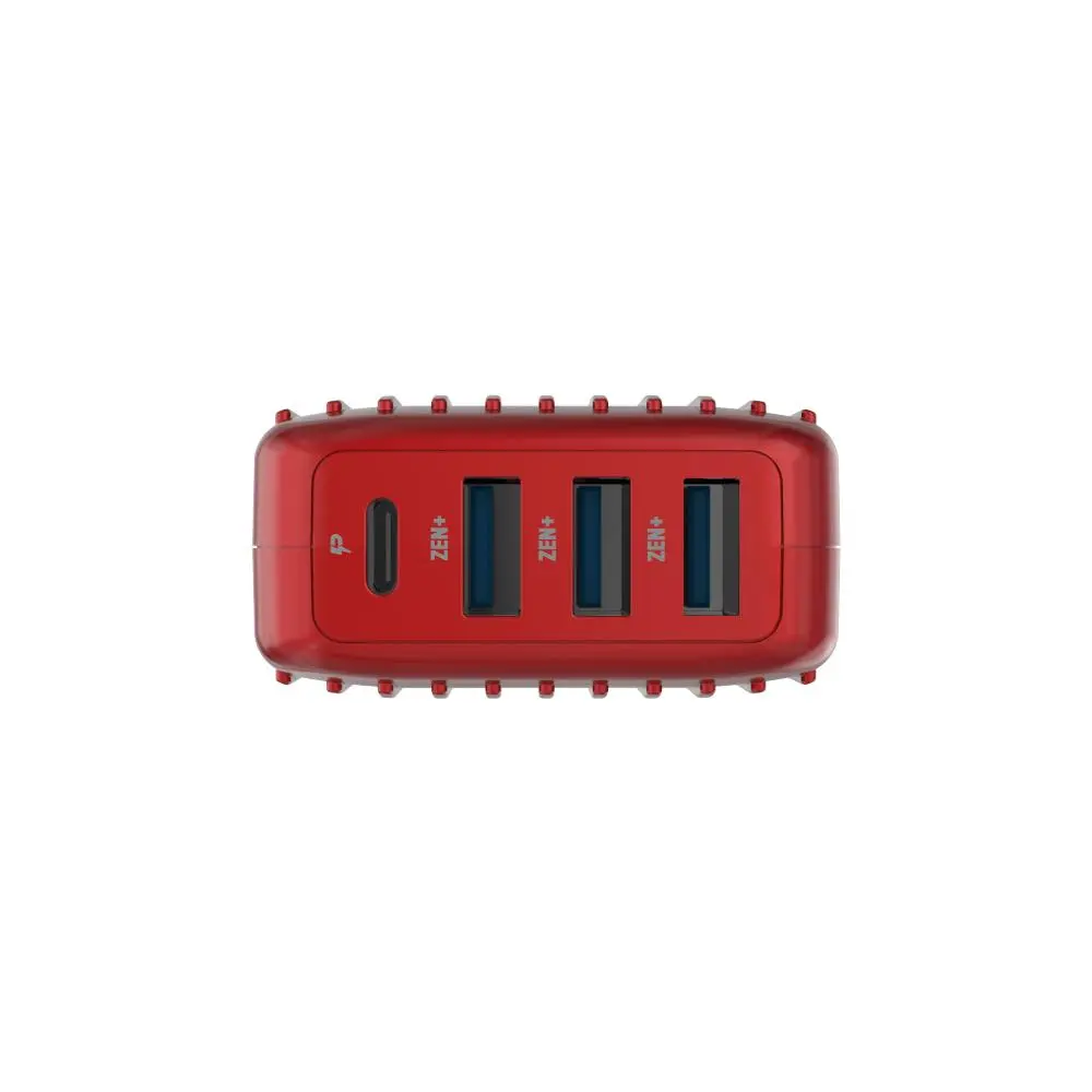 Ładowarka sieciowa Zendure 4x USB Czerwony