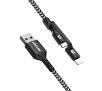 Kabel Zendure USB 2-W-1 2m (czarny)