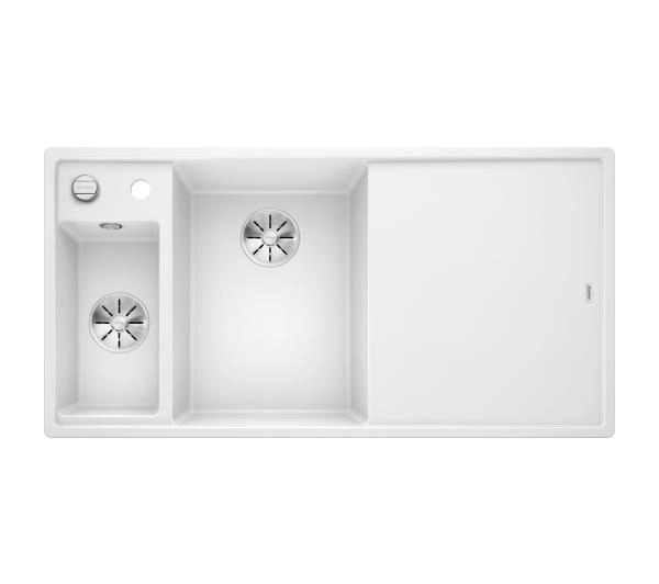 Blanco AXIA III 6 S 524657 Komora z lewej strony Granitowy Biały