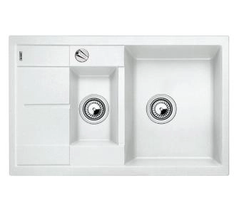 Zlewozmywak Blanco METRA 6 S Compact 513468 Granitowy Biały