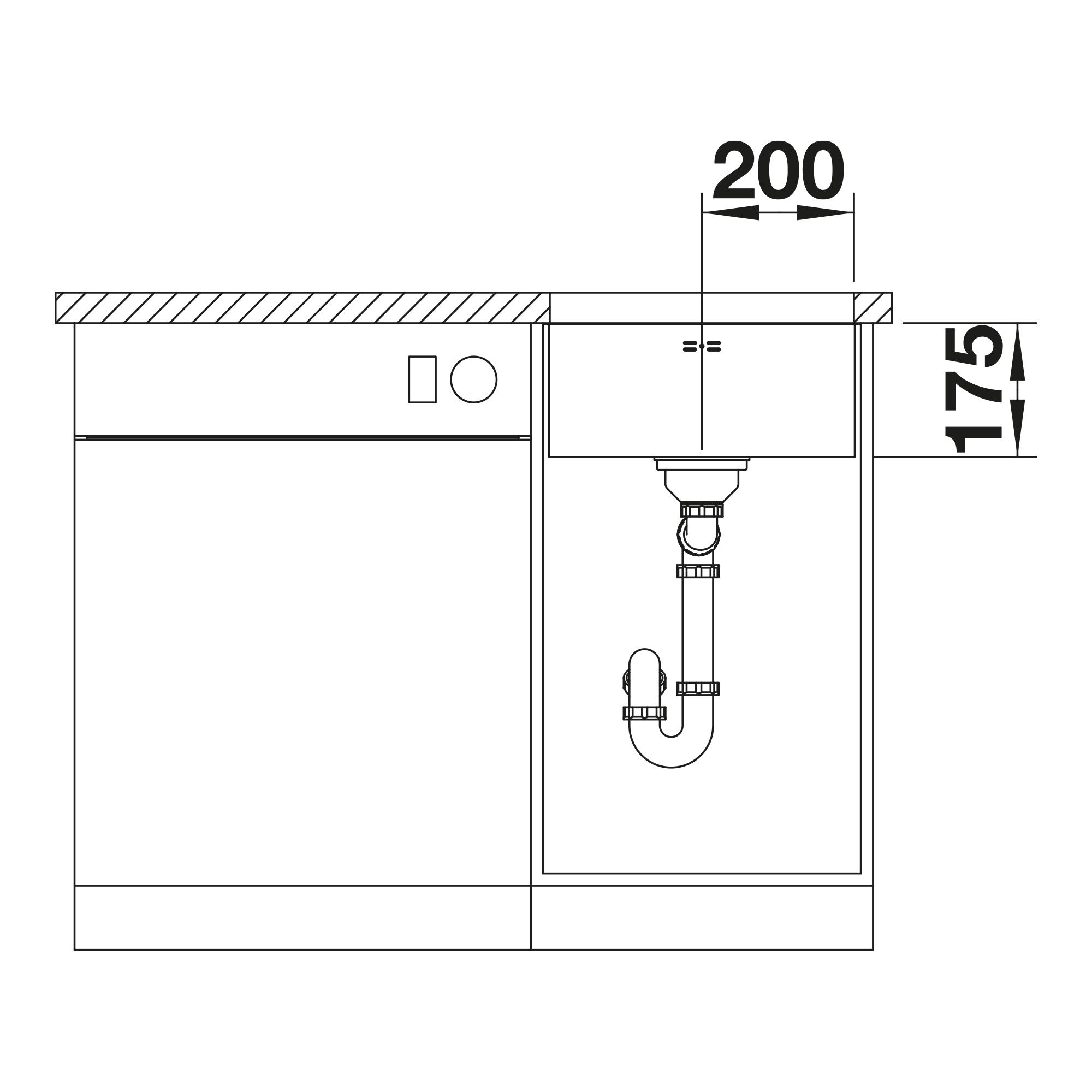 Zlewozmywak Blanco SUPRA 400-U 518202 Stalowy Srebrny