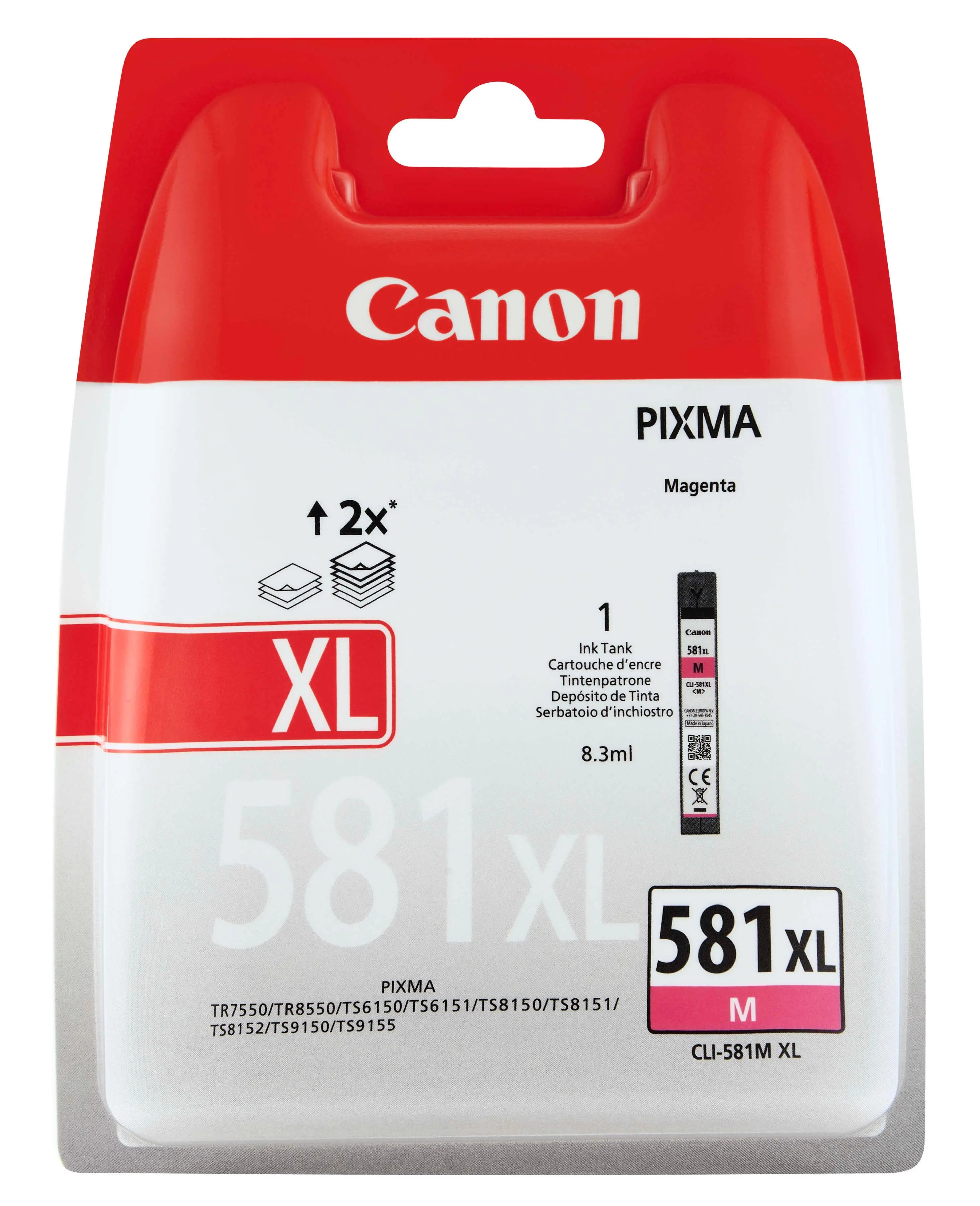 Tusz Canon CLI-581XL M Purpurowy 8,3 ml