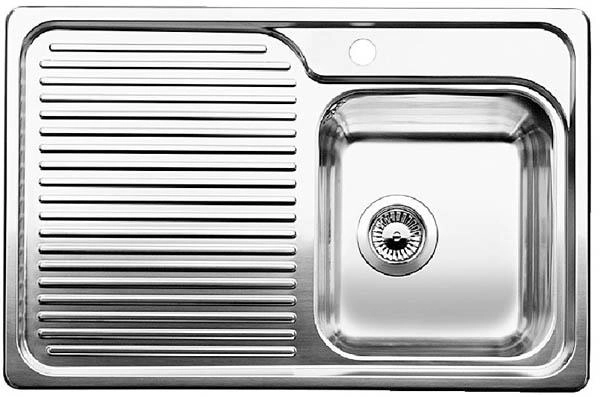 Zlewozmywak Blanco CLASSIC 40 S 511124 Komora z prawej strony Stalowy Srebrny