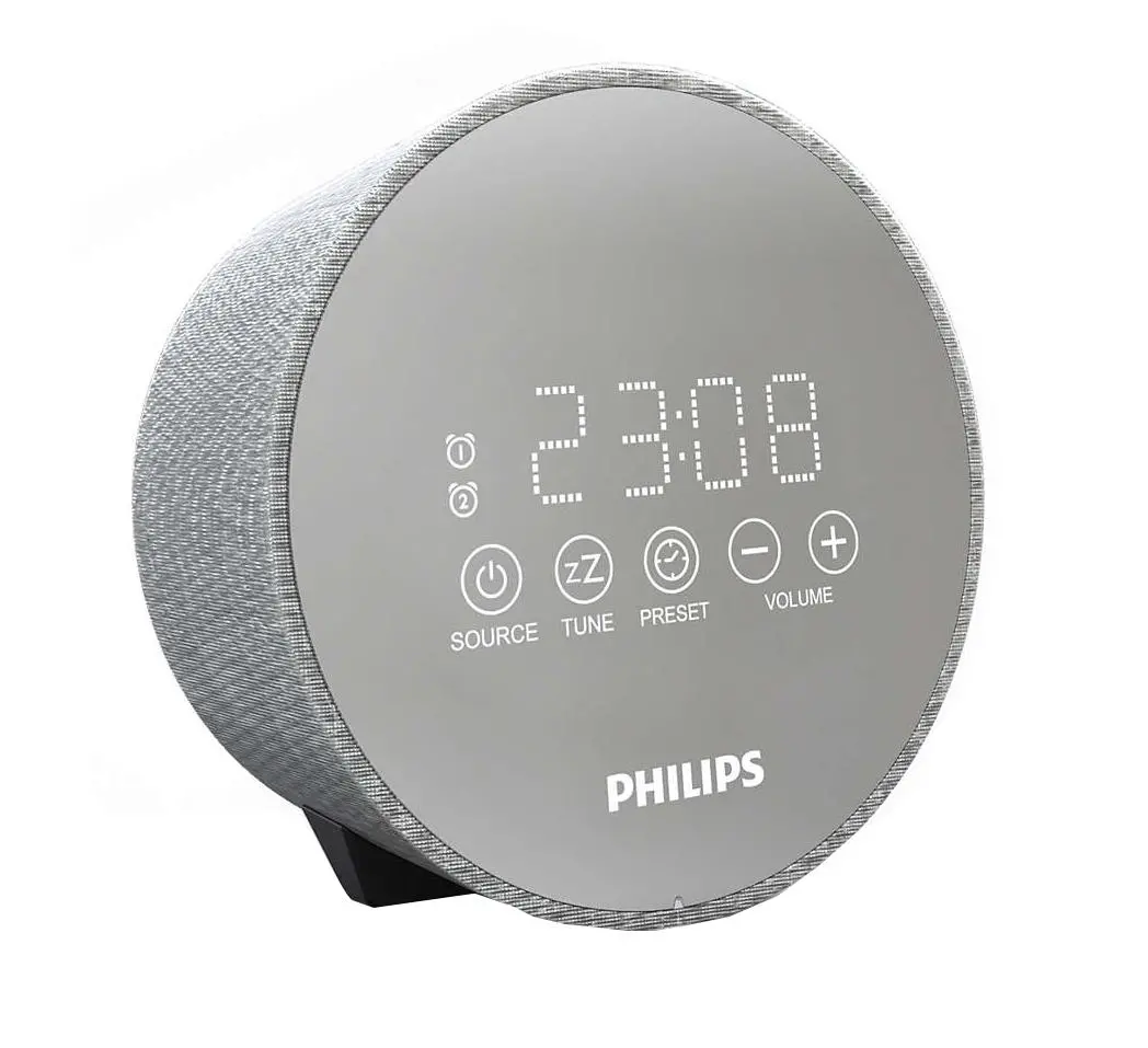 Radiobudzik Philips TADR402/12 Szary