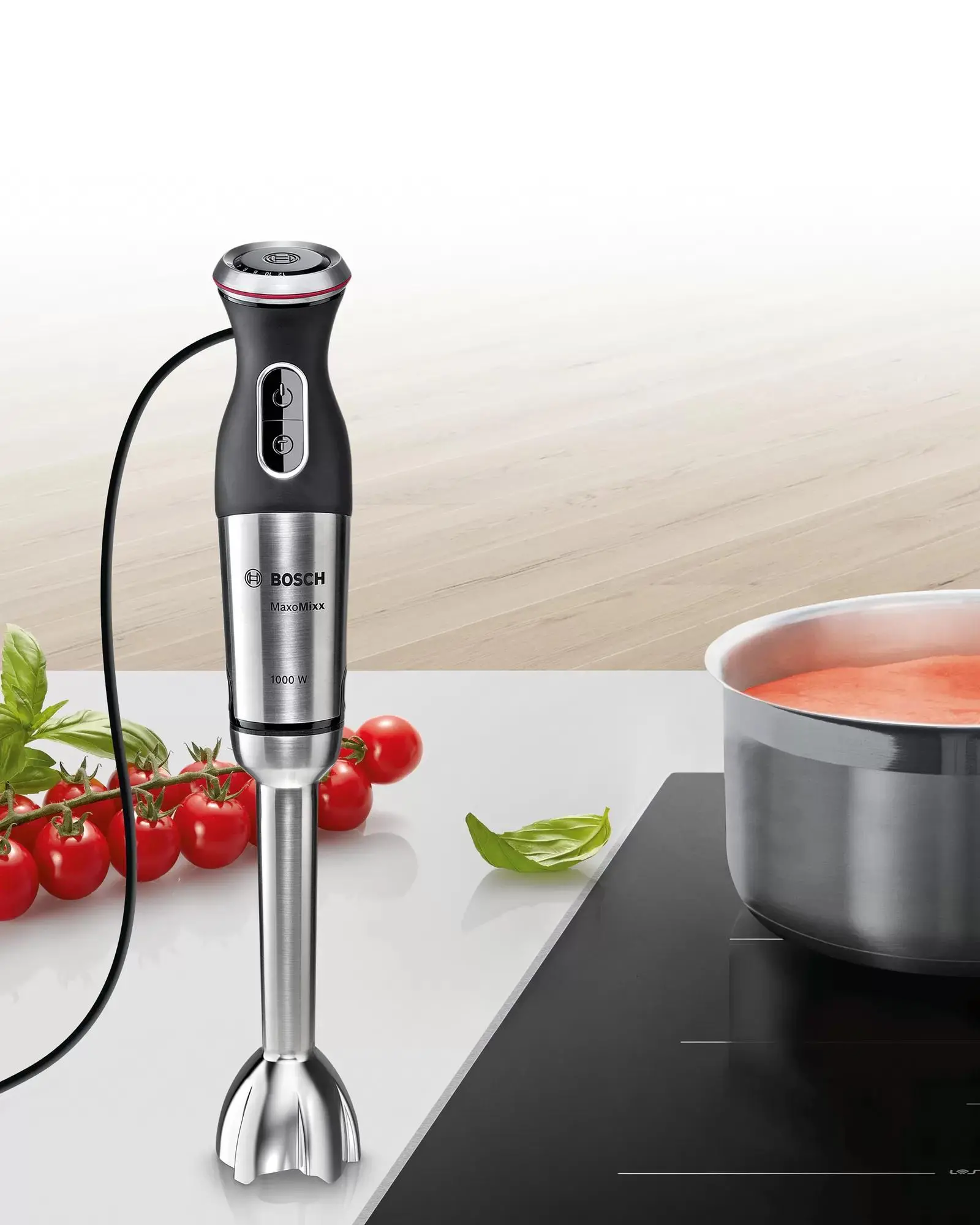 Blender Bosch MaxoMixx MS8CM6160 1000W Rozdrabniacz Końcówka do ubijania