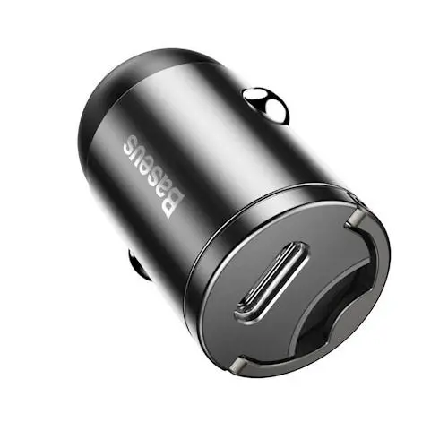 Ładowarka samochodowa Baseus VCHX-B0G Tiny Star Mini PPS 1USB typ-C 30W Szary