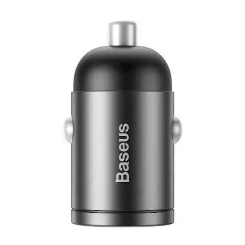 Ładowarka samochodowa Baseus VCHX-B0G Tiny Star Mini PPS 1USB typ-C 30W Szary