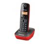 Telefon Panasonic KX-TG1611PDR (czarno-czerwony)