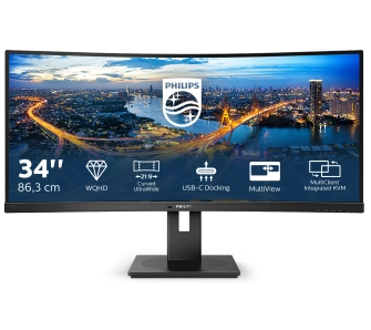 Monitor Philips B-line 346B1C/00 34" UWQHD VA 100Hz 4ms Zakrzywiony Profesjonalny
