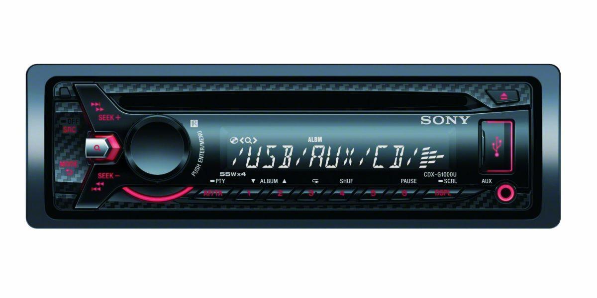 Radioodtwarzacz samochodowy Sony CDX-G1000U
