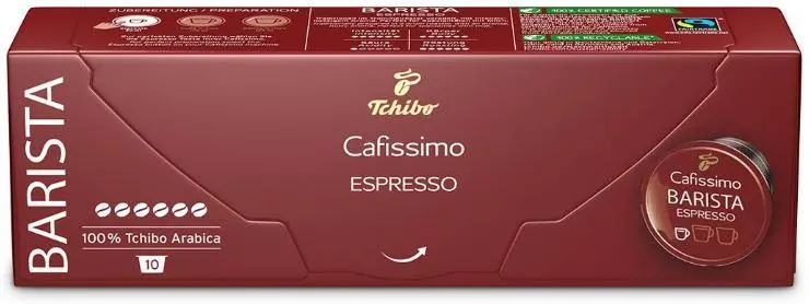 Kapsułki Tchibo Cafissimo Espresso Barista Edition 10szt.