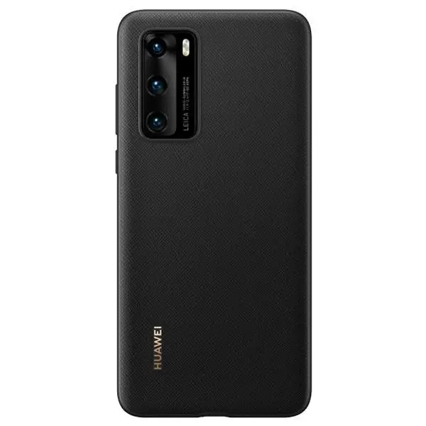 Etui Huawei PU Protective Cover do P40 Czarny