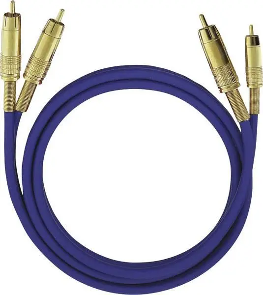 Kabel  audio Oehlbach NF 1 Master 2032 1m Niebieski
