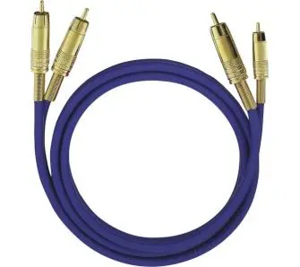 Kabel audio Oehlbach NF 1 Master 2032 1m Niebieski