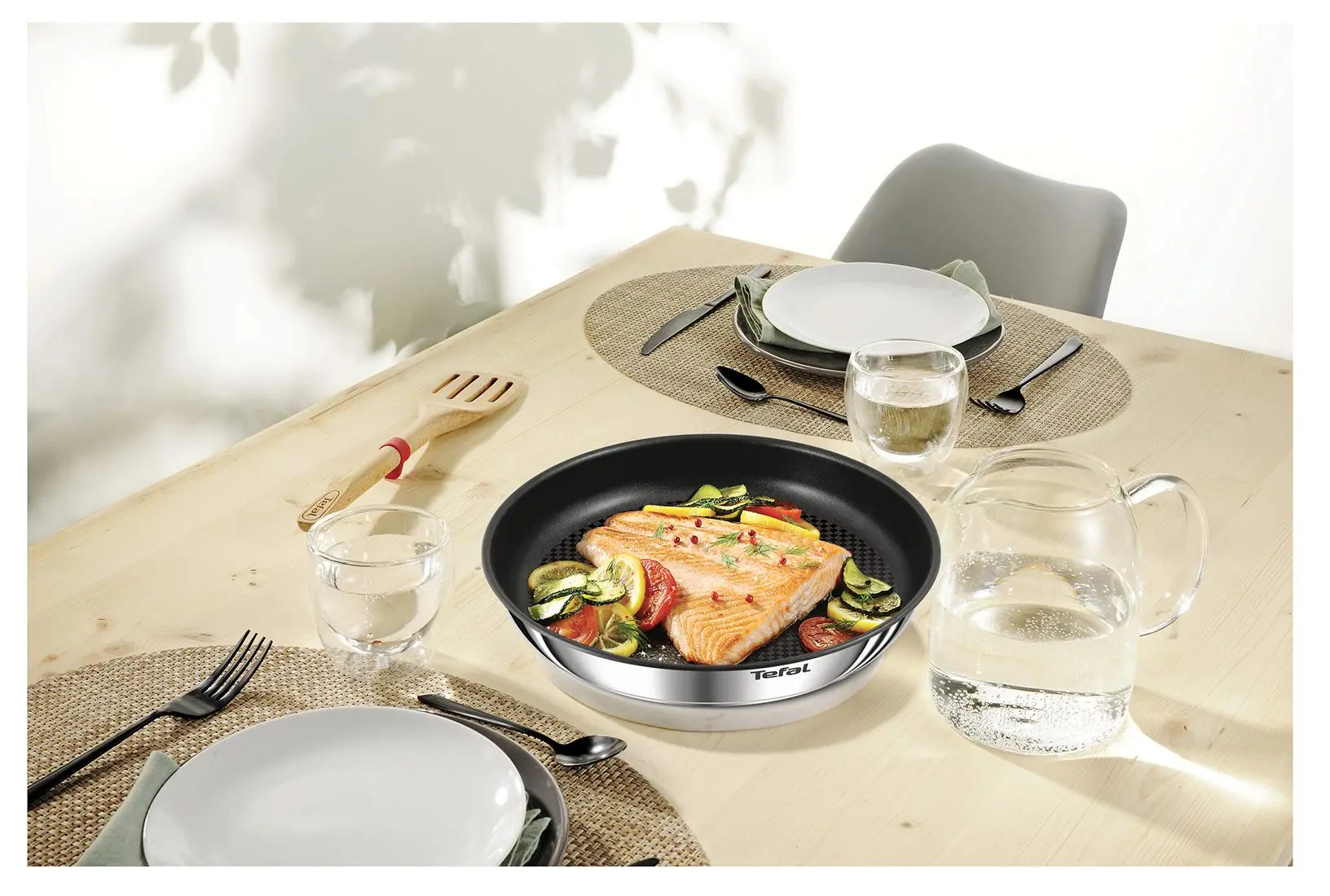 Patelnia Tefal Ingenio Emotion L9480474 Indukcja Tytanowa 24cm