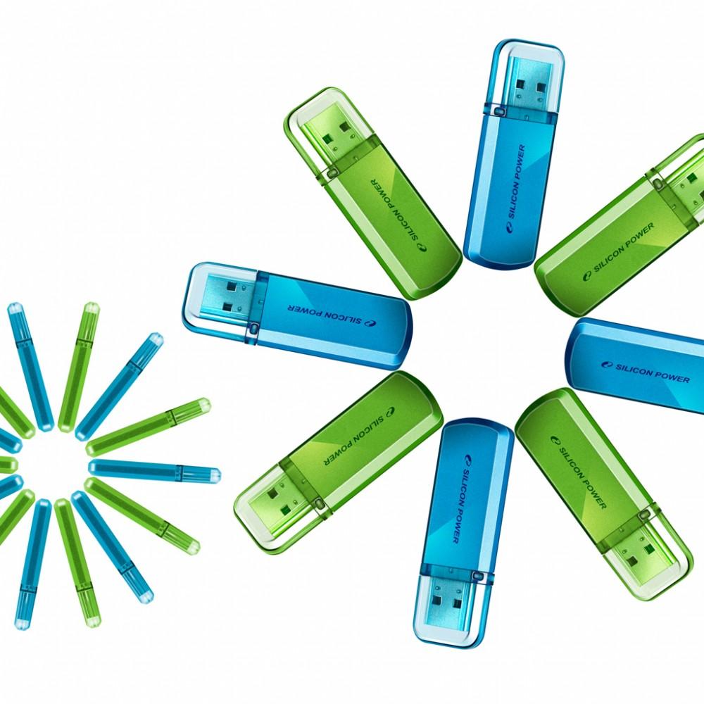 PenDrive Silicon Power Helios 101 16GB USB 2.0 (zielony)