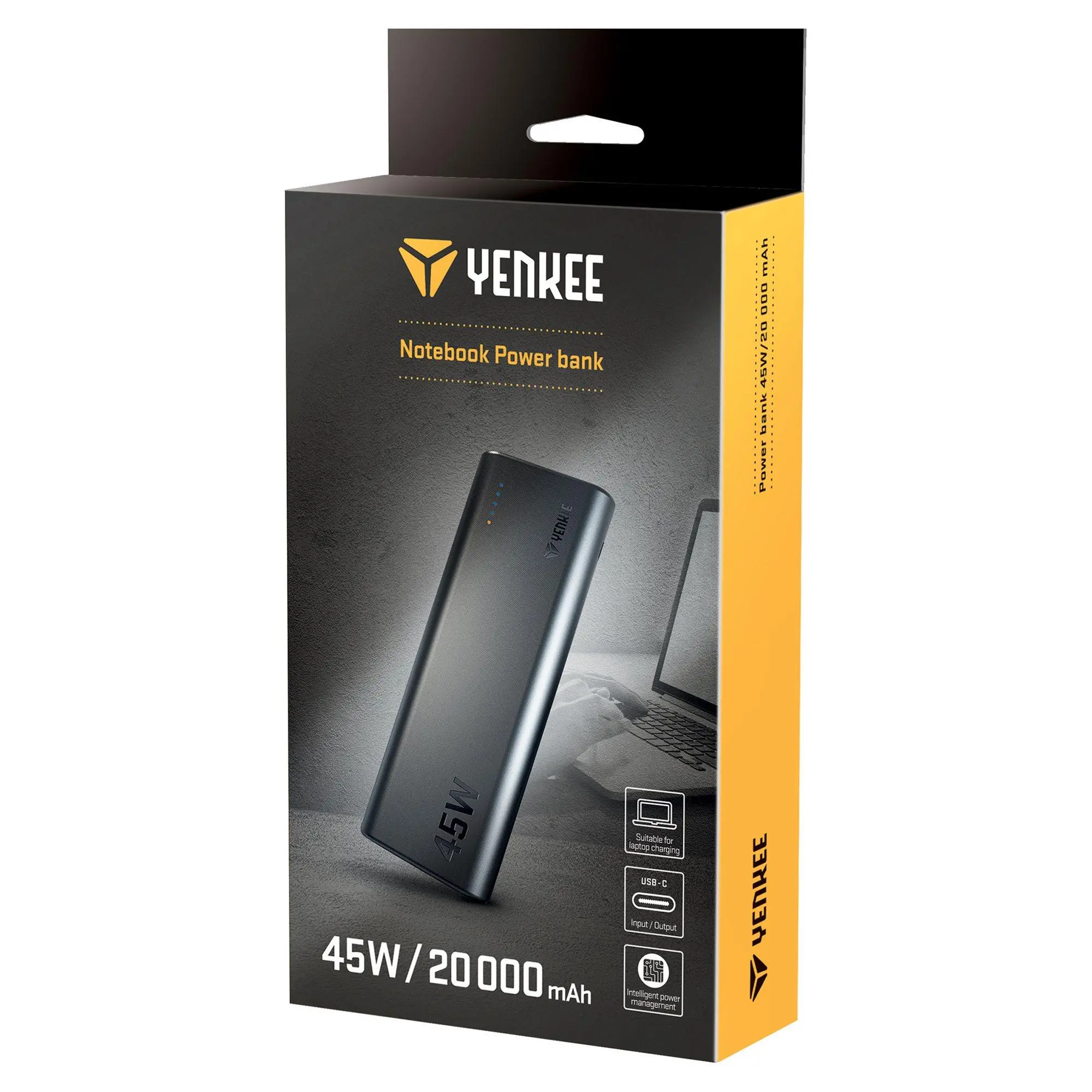 Powerbank Yenkee YPB 2045 20000mAh 45W Czarny