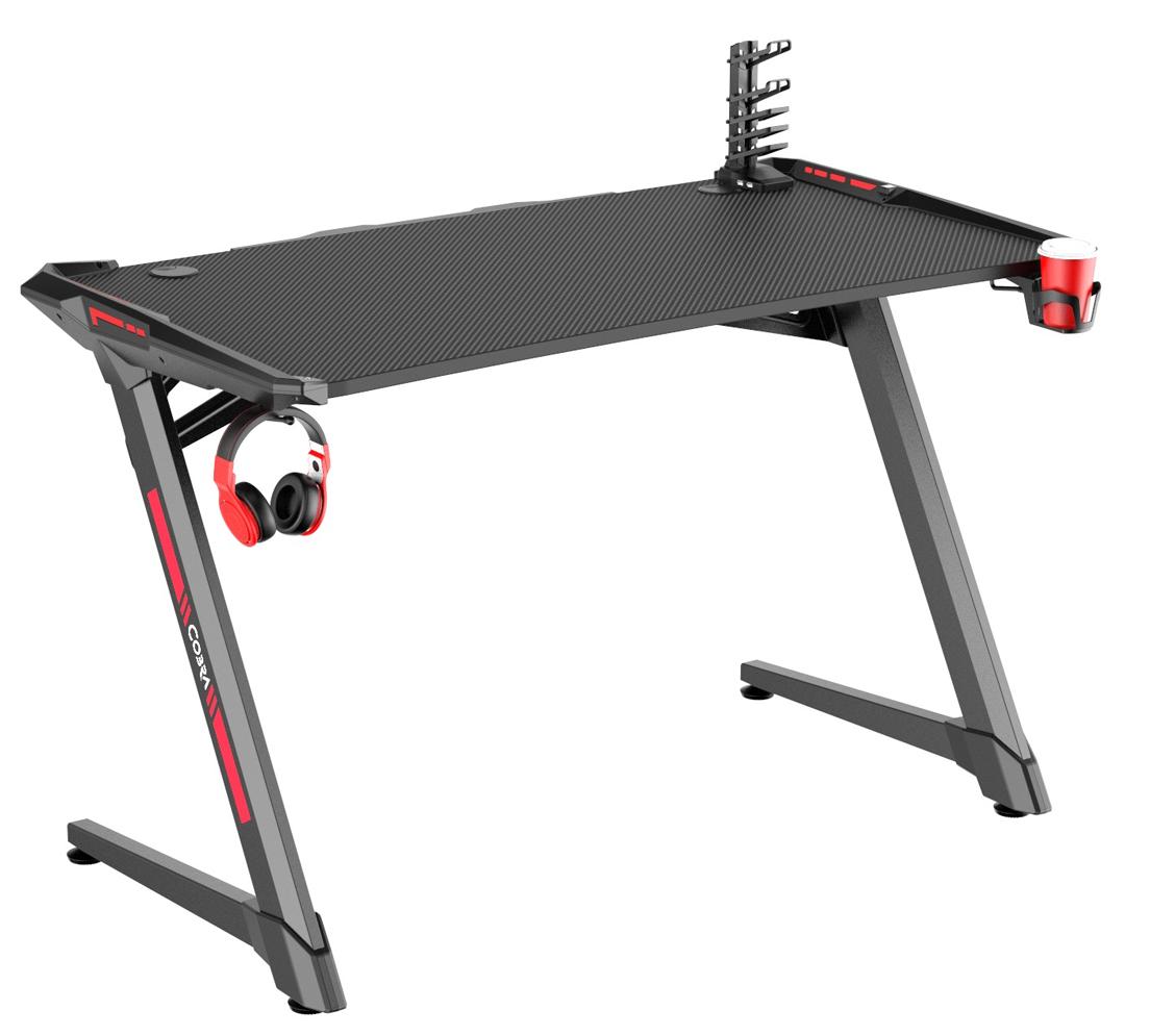 Biurko Cobra Mask 120cm Czarny
