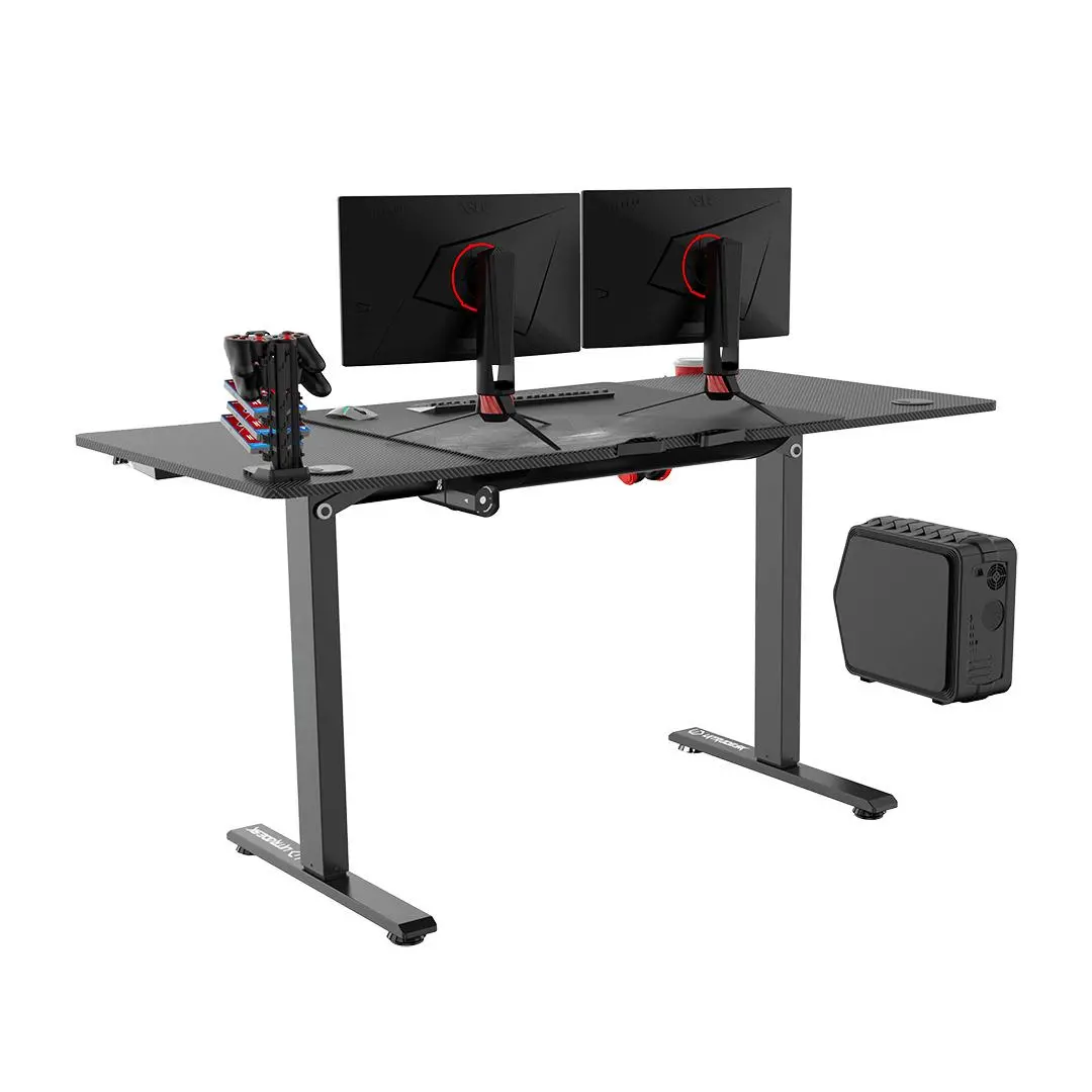 Biurko Ultradesk LEVEL V2 140cm Regulacja wysokości Czarny