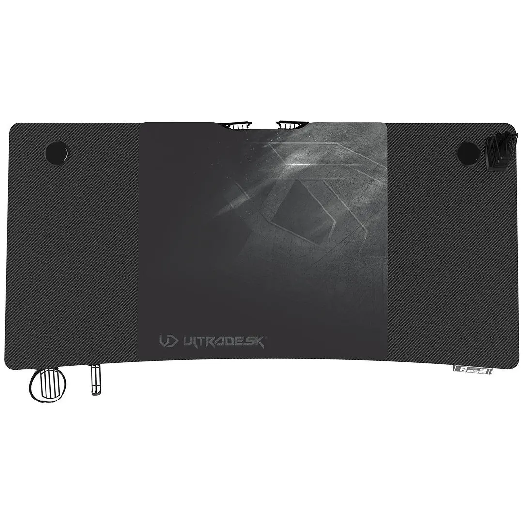 Biurko Ultradesk LEVEL V2 140cm Regulacja wysokości Czarny