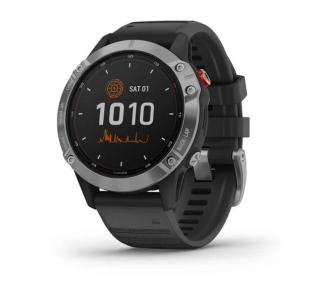 Smartwatch Garmin fenix 6 Solar 47mm GPS Czarno-srebrny