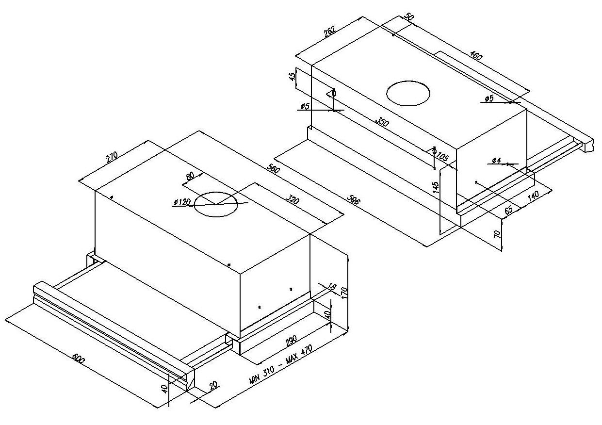 Okap Amica OTC 611 I