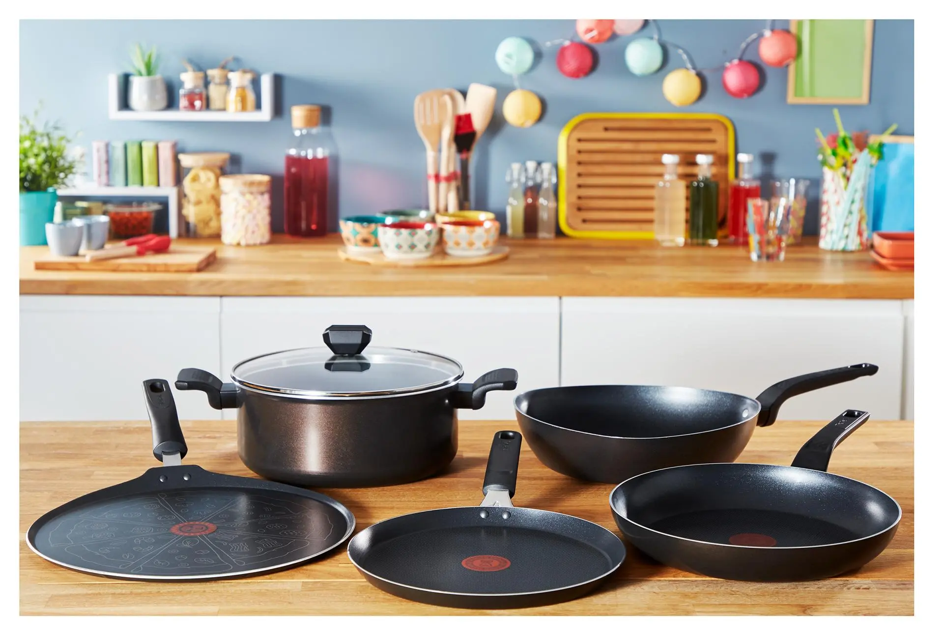 Patelnia Tefal Simply Clean B5670253 Tytanowa 20cm
