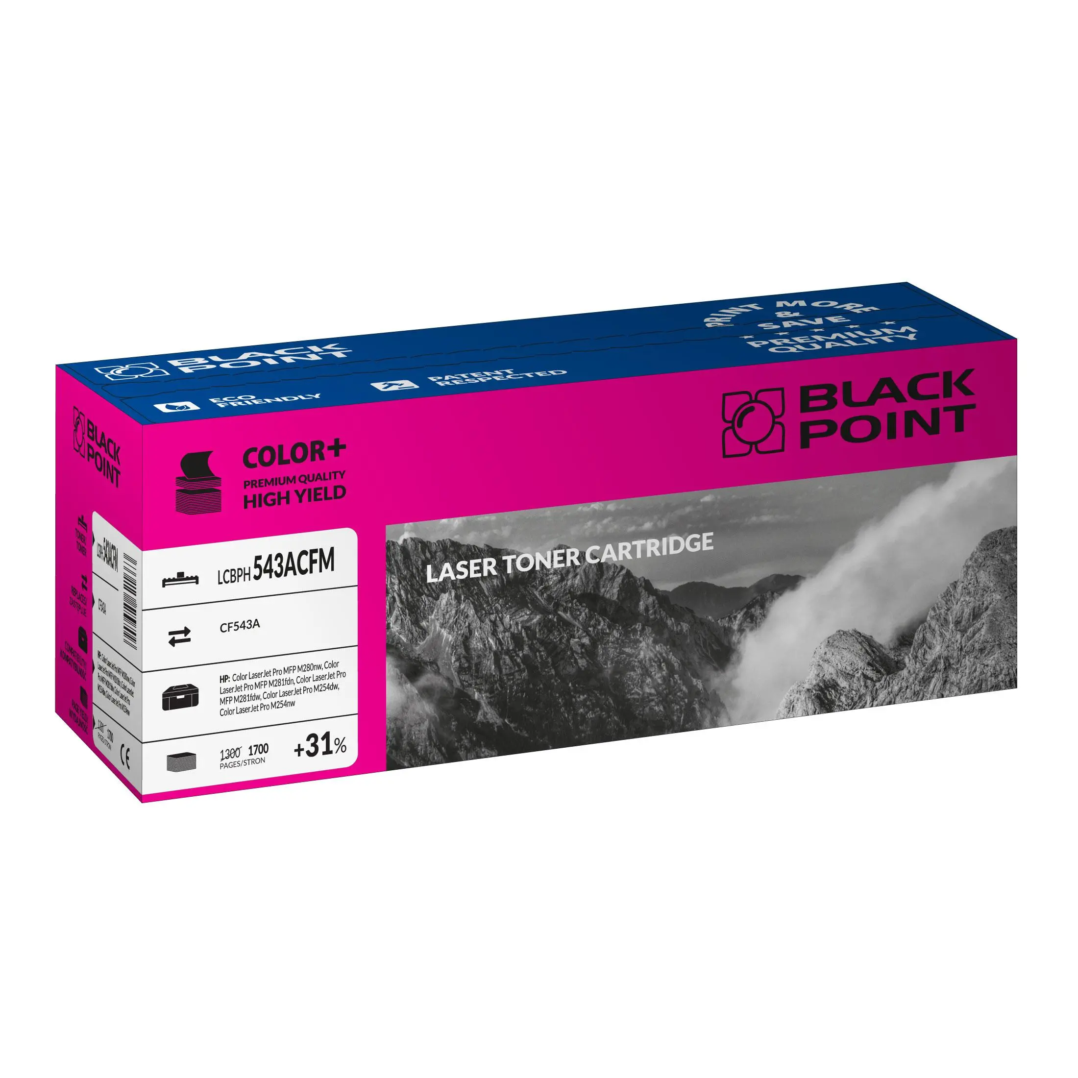 Toner Black Point LCBPH543ACFM (zamiennik CF543A)