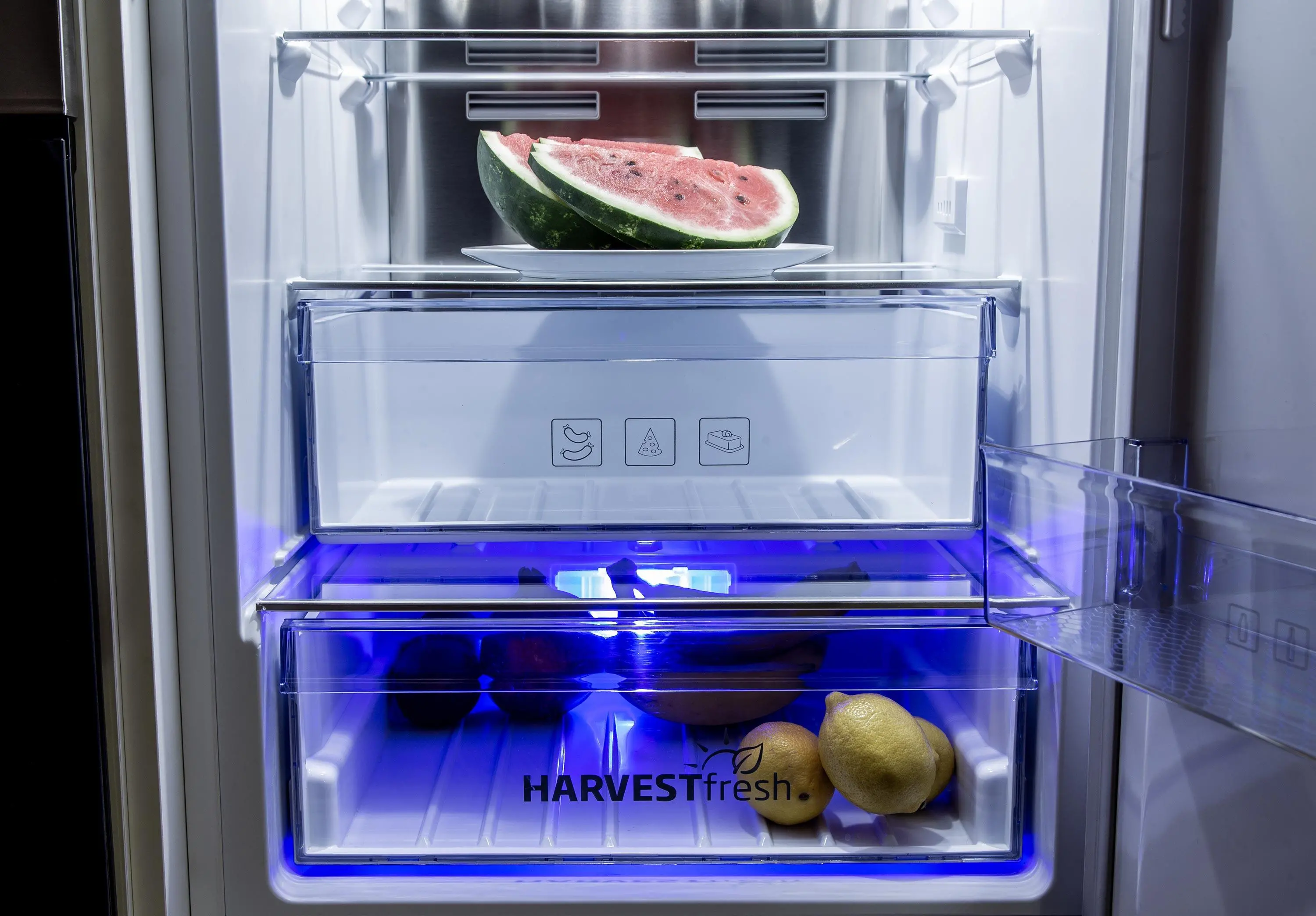 Lodówka Beko BCNA306E3SN Pełny No Frost 193cm Komora świeżości