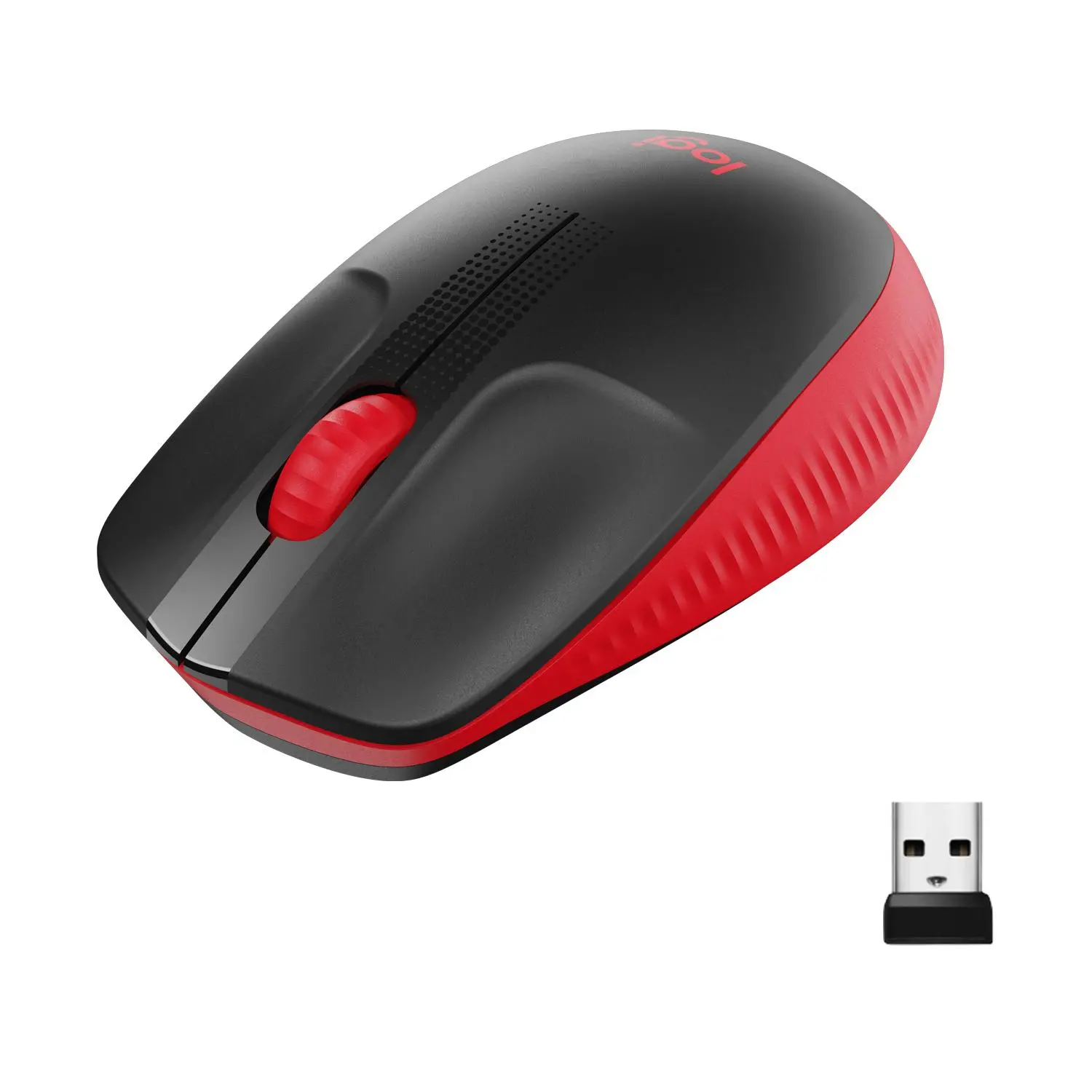 Myszka Logitech M190 Czarno-czerwony