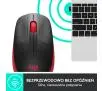 Myszka Logitech M190 Czarno-czerwony
