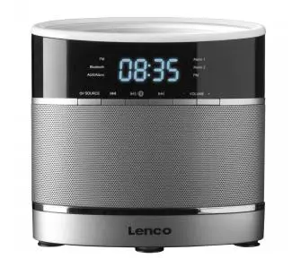 Radiobudzik Lenco CR-3306 BT Srebrno-czarny