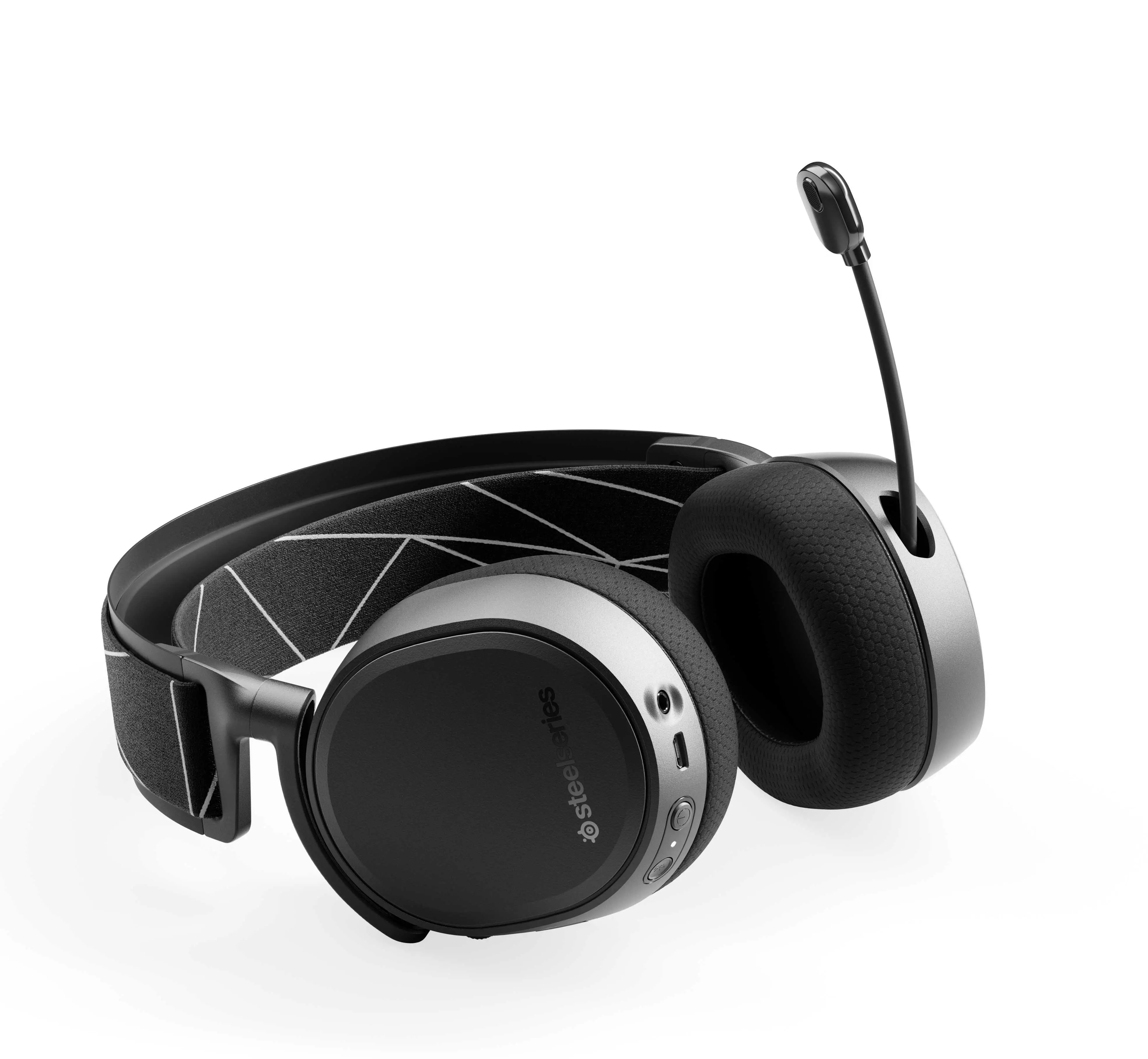 Słuchawki bezprzewodowe z mikrofonem SteelSeries Arctis 9 Nauszne Czarny
