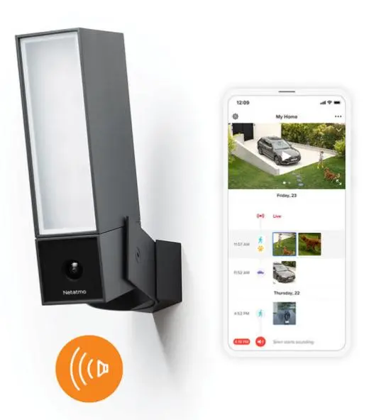 Kamera Netatmo Smart Outdoor Camera z Syreną